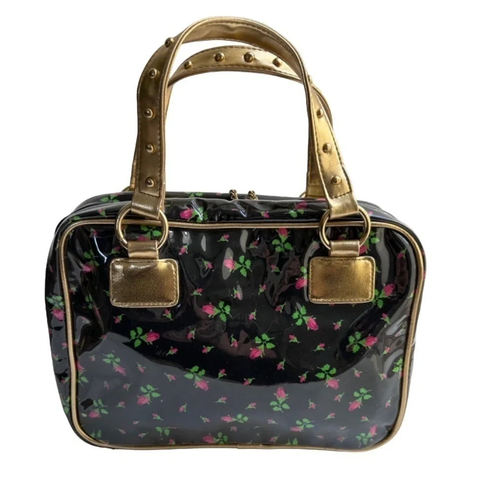 Betsey Johnson 2 Handle Cosmetic Make-Up Case LIKE NEW